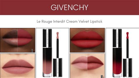 batom givenchy|givenchy le rouge interdit balm.